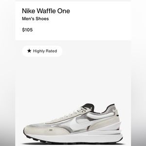 NIKE Waffle One White